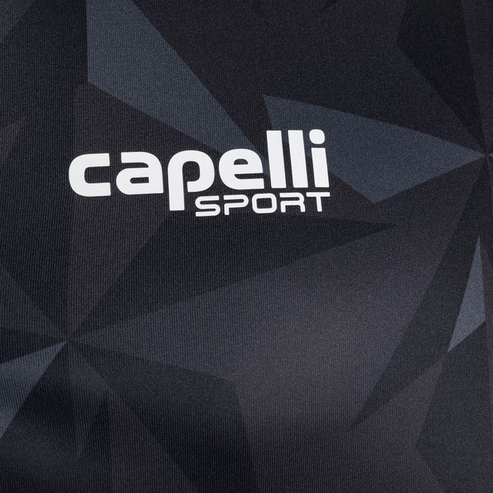 Férfi Capelli Pitch Star Goalkeeper labdarúgó mez fekete/fehér 3