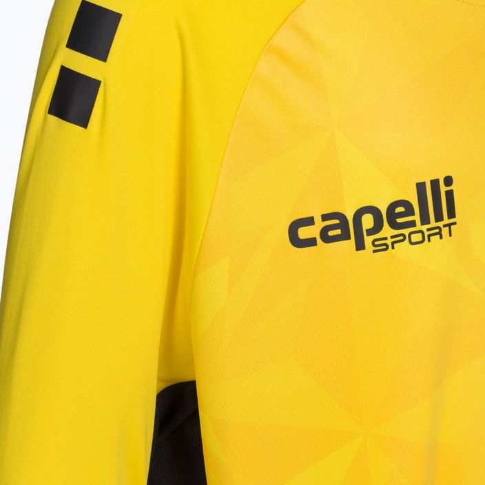 Capelli Pitch Star gyermek labdarúgó mez Kapus csapat sárga/fekete 3