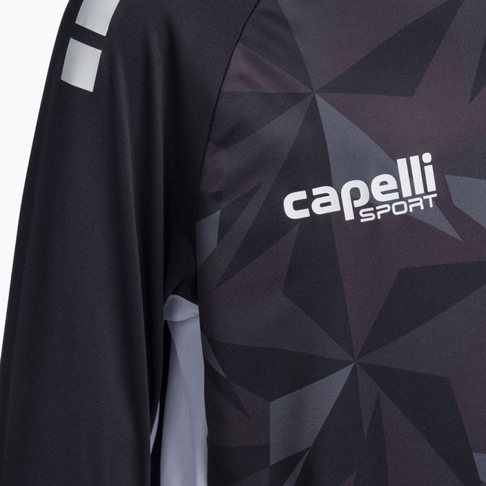 Capelli Pitch Star Goalkeeper gyermek labdarúgó mez fekete/fehér 3