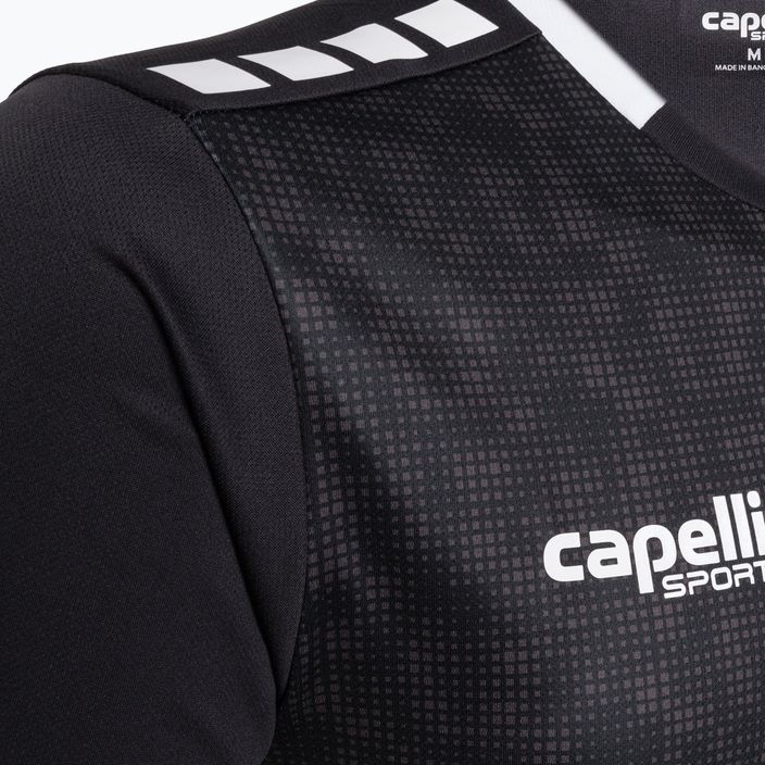 Férfi Capelli Cs III Block fekete/fehér focimez 3