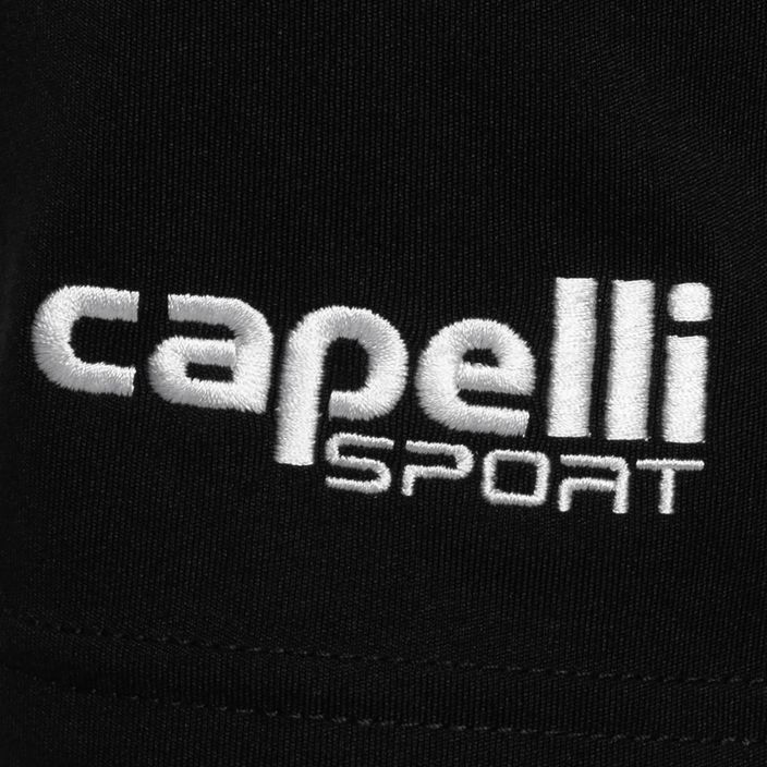 Capelli Sport Cs One Youth Match fekete/fehér gyermek focis nadrág 3