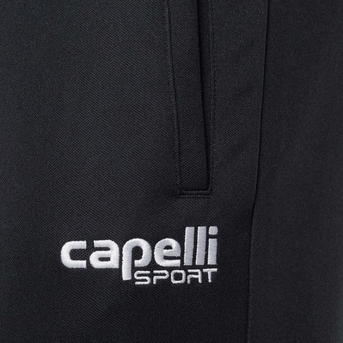 Férfi Capelli Basic I Felnőtt edző focinadrág fekete/fehér 3