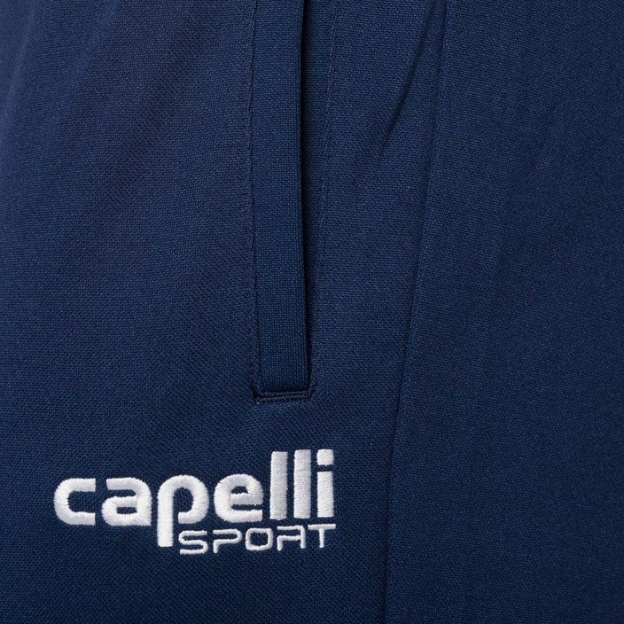 Férfi Capelli Basic I felnőtt edzőnadrág navy/fehér 3