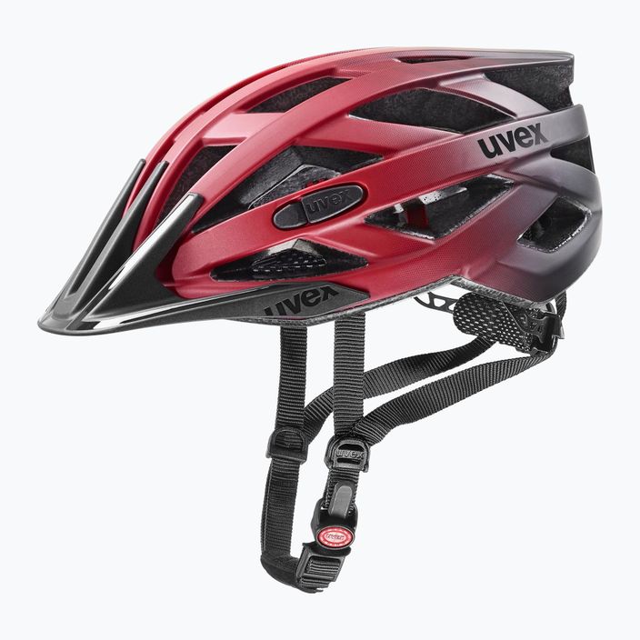 UVEX I-vo CC kerékpáros sisak piros/fekete 41/0/423/30/15 6