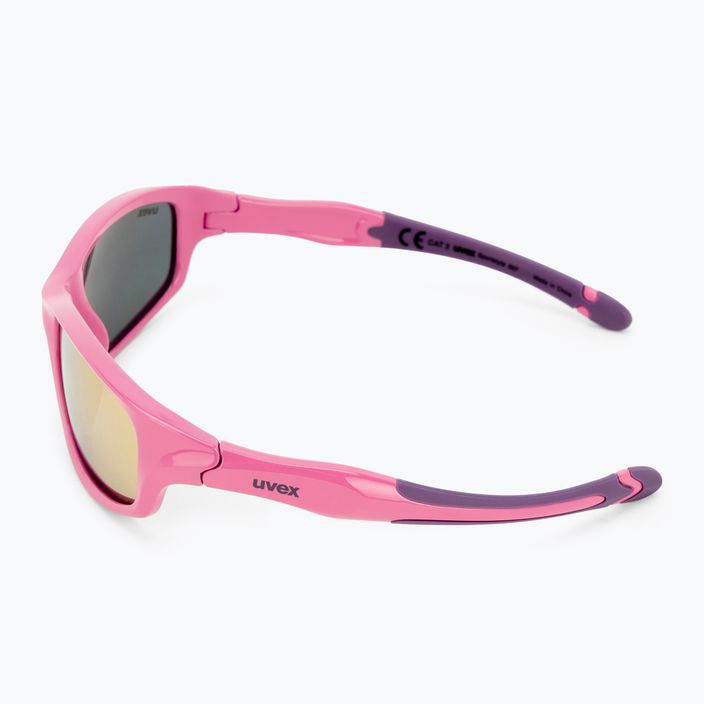 UVEX gyermek napszemüveg Sportstyle 507 rózsaszín lila/tükrös rózsaszín 53/3/866/6616 4