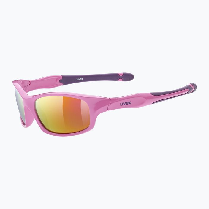 UVEX gyermek napszemüveg Sportstyle 507 rózsaszín lila/tükrös rózsaszín 53/3/866/6616 5