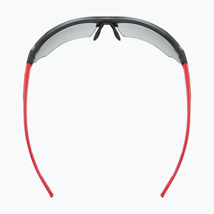 UVEX Sportstyle 802 V fekete piros fehér/variomatic smoke kerékpáros szemüveg 53/0/872/2301 8