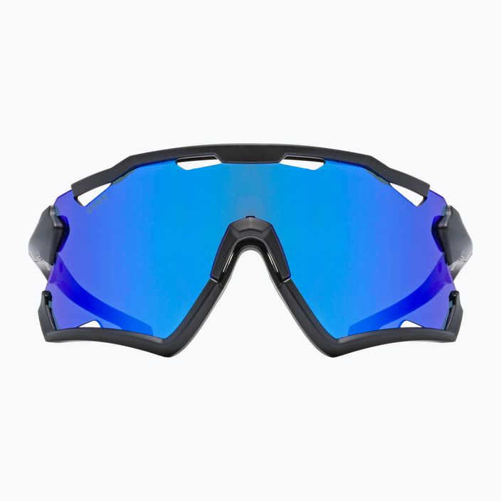 UVEX Sportstyle 228 fekete matt/tükörkék kerékpáros szemüveg 53/2/067/2206 7