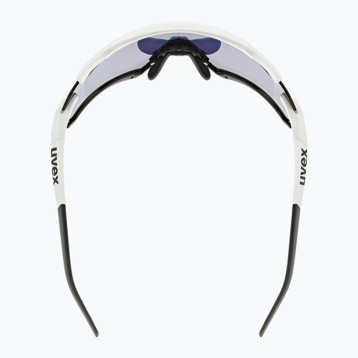 Kerékpáros szemüveg UVEX Sportstyle 228 fehér fekete/tükörvörös 53/2/067/8206 6
