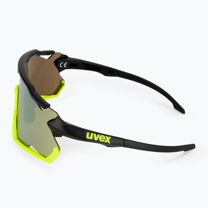 UVEX Sportstyle 228 fekete sárga matt/sárga tükör kerékpáros szemüveg 53/2/067/2616 4