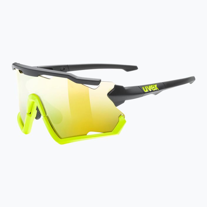 UVEX Sportstyle 228 fekete sárga matt/sárga tükör kerékpáros szemüveg 53/2/067/2616 5