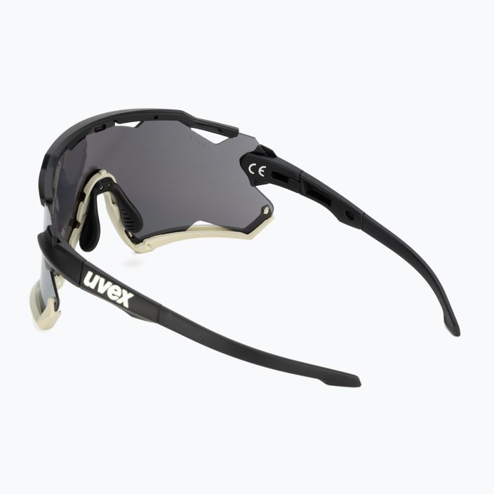 UVEX Sportstyle 228 fekete homokmatt/tükör ezüst kerékpáros szemüveg 53/2/067/2816 2