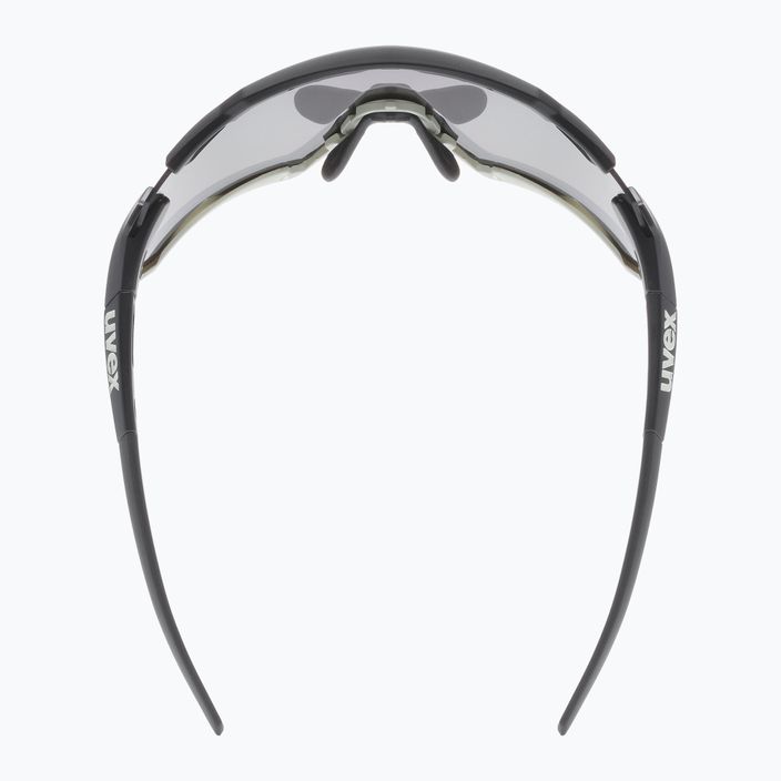 UVEX Sportstyle 228 fekete homokmatt/tükör ezüst kerékpáros szemüveg 53/2/067/2816 6