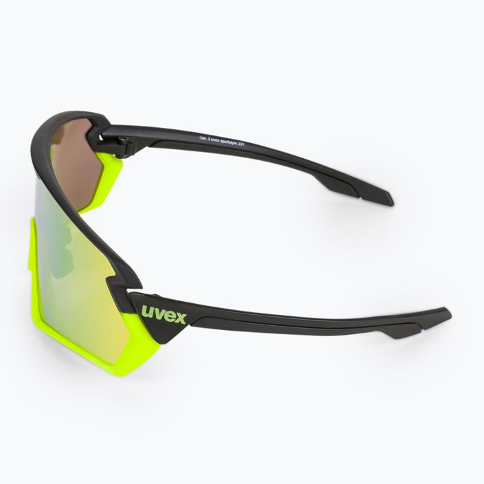Kerékpáros szemüveg UVEX Sportstyle 231 fekete/zöld S5320652616 4