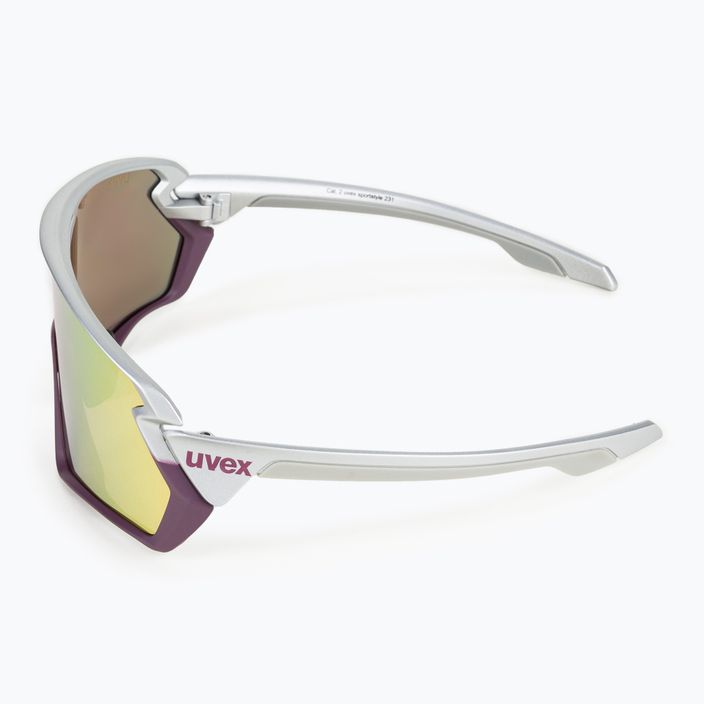 Kerékpáros szemüveg UVEX Sportstyle 231 ezüst-ibolya S5320655316 4