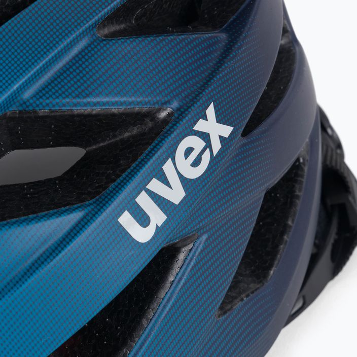 UVEX kerékpáros sisak I-vo CC fekete-kék S4104233315 7