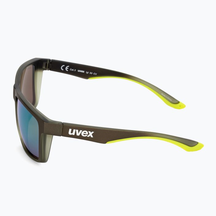 Uvex Lgl 50 CV olíva matt/tükörzöld napszemüveg 53/3/008/7795 4