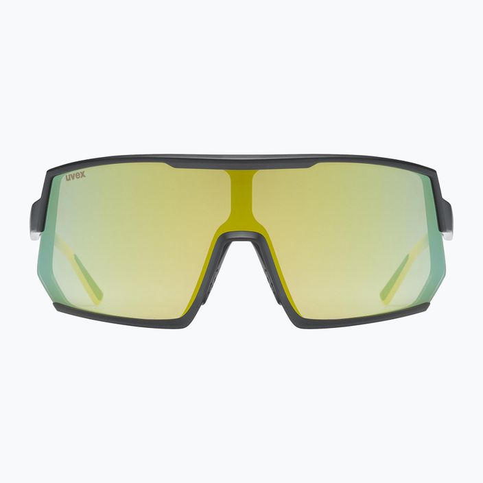 UVEX Sportstyle 235 sunbee fekete matt/sárga tükör kerékpáros szemüveg 53/3/003/2616 2