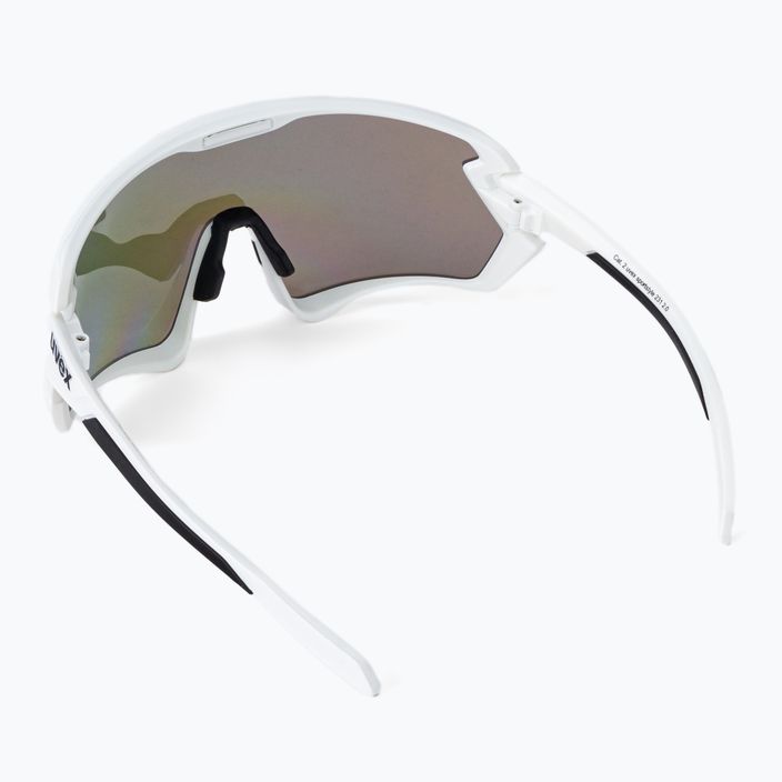 UVEX Sportstyle 231 2.0 fehér matt/tükörkék kerékpáros szemüveg 53/3/026/8806 2