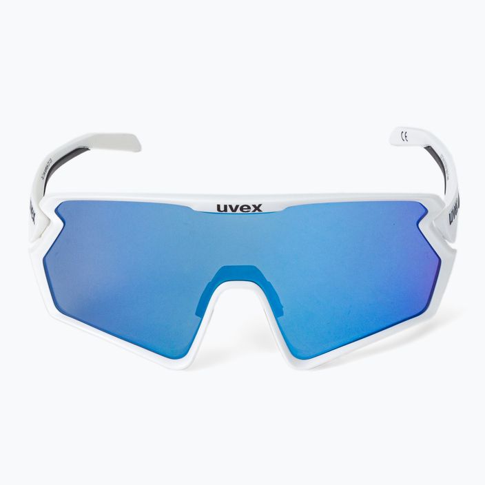 UVEX Sportstyle 231 2.0 fehér matt/tükörkék kerékpáros szemüveg 53/3/026/8806 3