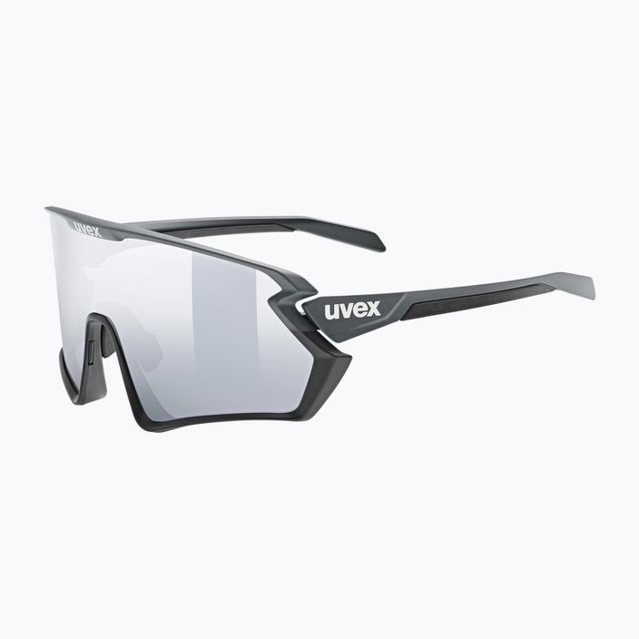 UVEX Sportstyle 231 2.0 szürke fekete matt/tükör ezüst kerékpáros szemüveg 53/3/026/2506 5