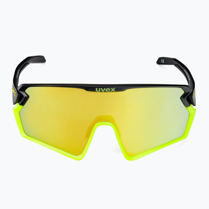 UVEX Sportstyle 231 2.0 fekete sárga matt/sárga tükör kerékpáros szemüveg 53/3/026/2616 3