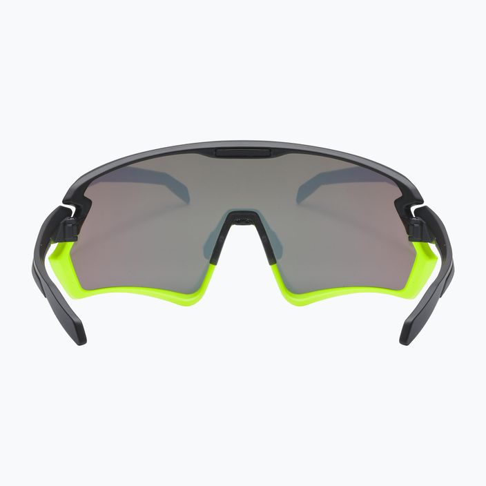 UVEX Sportstyle 231 2.0 fekete sárga matt/sárga tükör kerékpáros szemüveg 53/3/026/2616 9