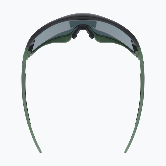 UVEX Sportstyle 231 2.0 mohazöld fekete matt/tükörzöld kerékpáros szemüveg 53/3/026/7216 8