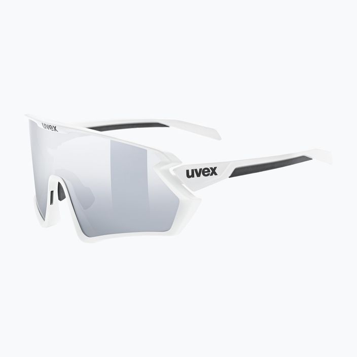Kerékpáros szemüveg UVEX Sportstyle 231 2.0 Set fehér fekete matt/tükör ezüst 53/3/027/8216 6