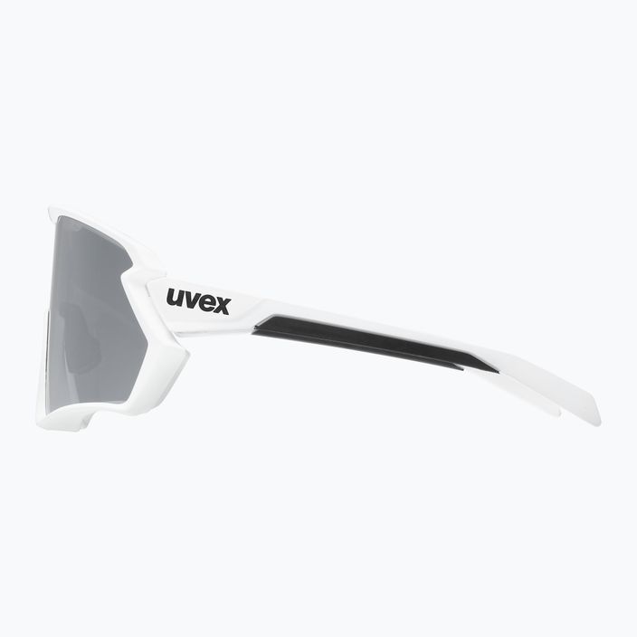 Kerékpáros szemüveg UVEX Sportstyle 231 2.0 Set fehér fekete matt/tükör ezüst 53/3/027/8216 8
