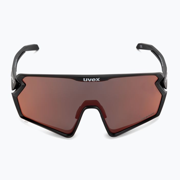 UVEX Sportstyle 231 2.0 P fekete matt/tükör piros kerékpáros szemüveg 53/3/029/2230 3