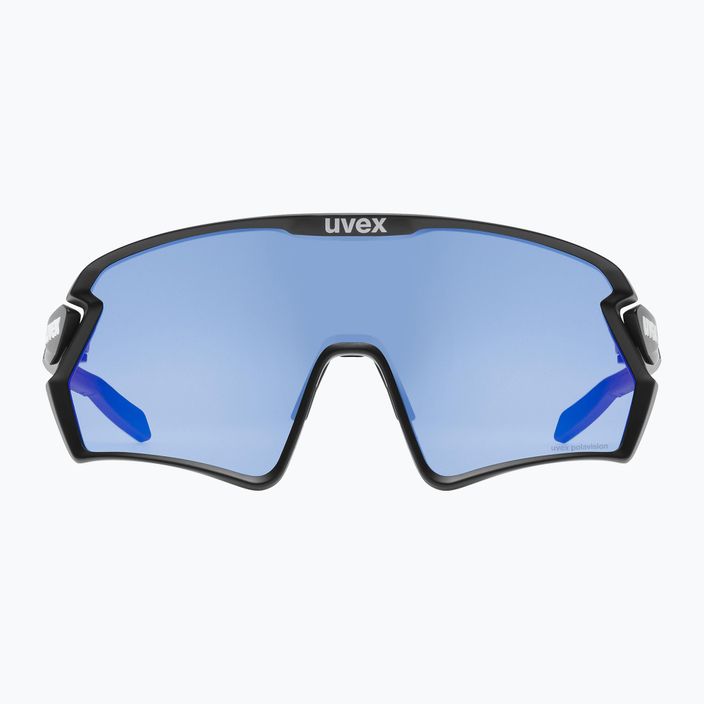 UVEX Sportstyle 231 2.0 P fekete matt/tükörkék kerékpáros szemüveg 53/3/029/2240 6
