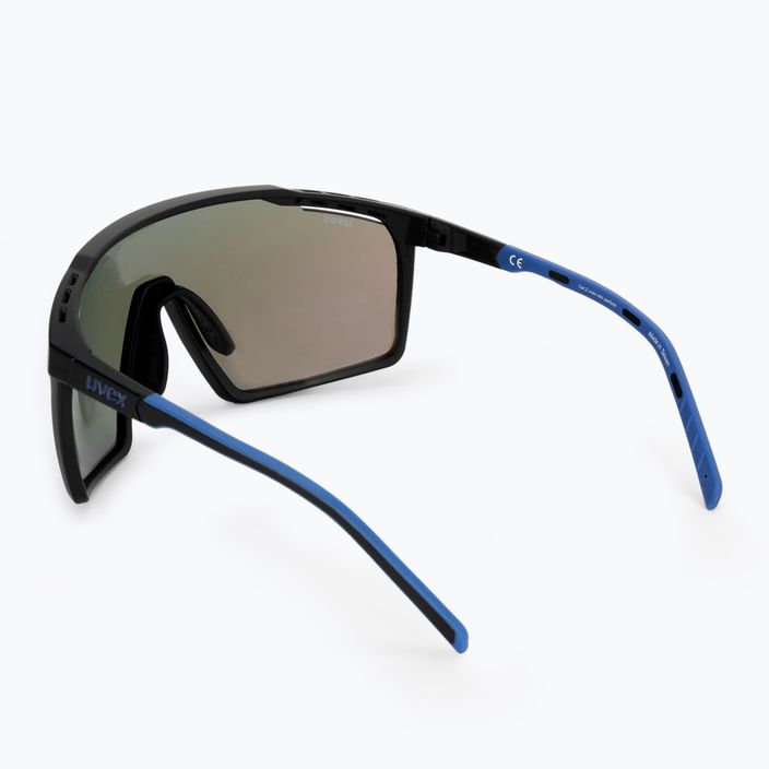 UVEX Mtn Perform fekete kék matt/tükörkék napszemüveg 53/3/039/2416 2