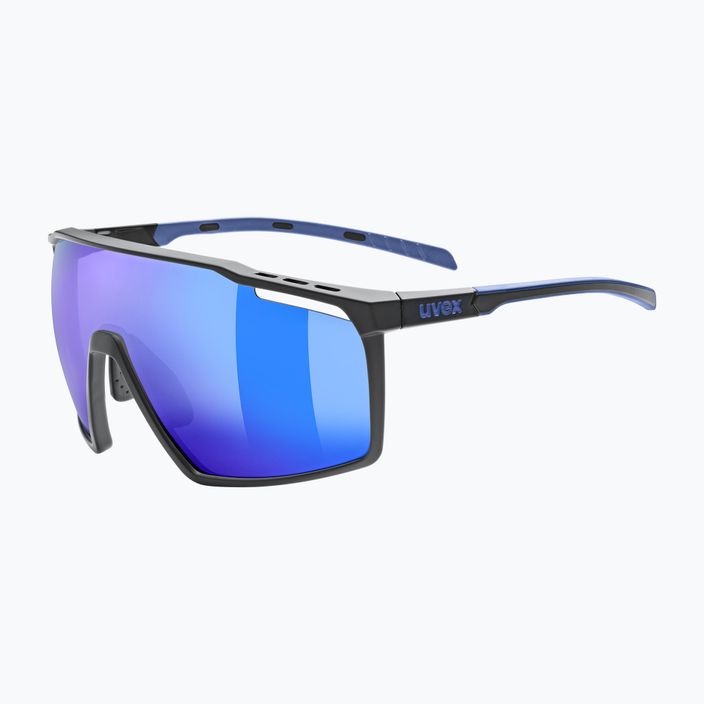 UVEX Mtn Perform fekete kék matt/tükörkék napszemüveg 53/3/039/2416 5