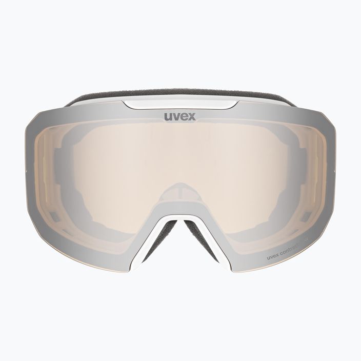 UVEX Evidnt Attract CV S2 síszemüveg fehér matt/tükör ezüst/kontrasztos sárga/átlátszó 2