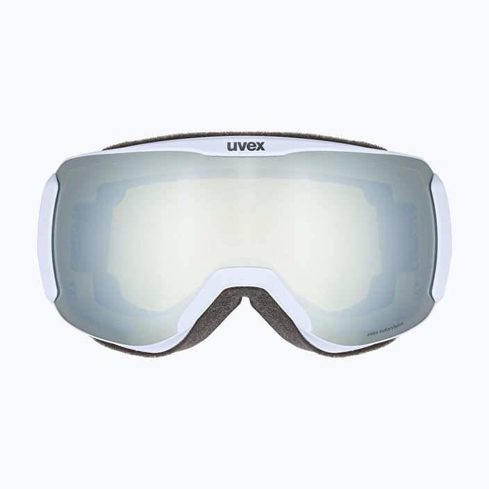 Női síszemüveg UVEX Downhill 2100 CV WE S2 arctic blue matt/tükörfehér/colorvision zöld 2