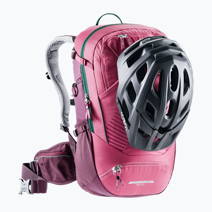 Női kerékpáros hátizsák Deuter Trans Alpine 28 SL rózsaszín 320012155630 6