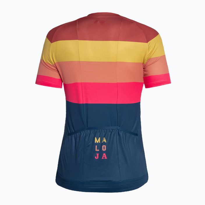 Női kerékpáros mez Maloja MadrisaM tengerészkék és szín 35167 2