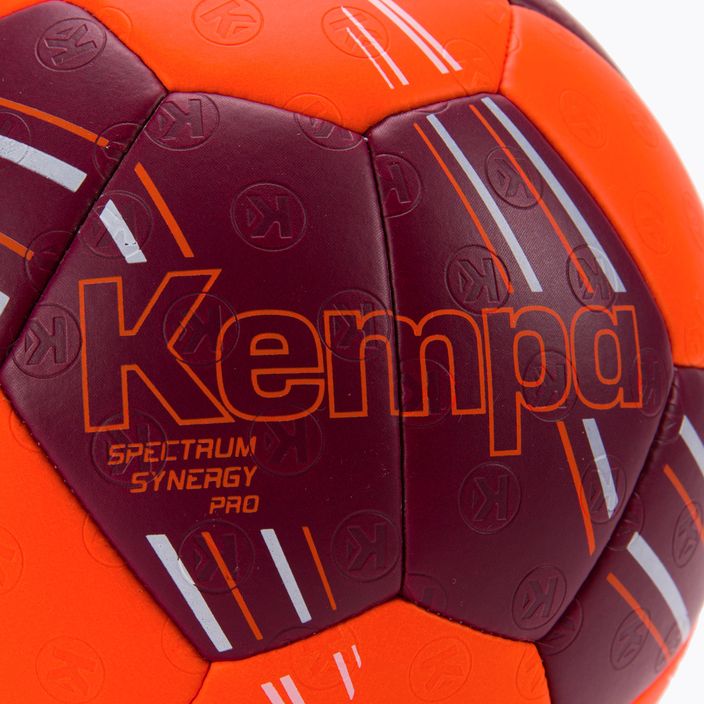 Kempa Spectrum Synergy Pro kézilabda piros/narancs méret 2 2