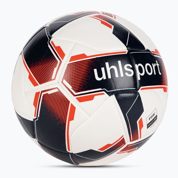 Futball labda uhlsport Match Addglue white/navy/fluo red méret 5 2