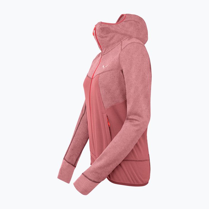 Salewa női Puez Hybrid PL FZ Hoody fleece pulóver rózsaszín 00-0000027389 4