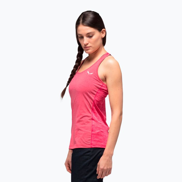 Salewa női trekking póló Agner Hybrid Dry Tank rózsaszín 00-0000027705