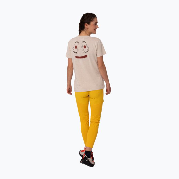 Salewa Lavaredo Hemp Print női mászó póló bézs 00-0000028368 2