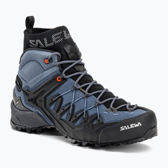 Salewa férfi Wildfire Edge Mid GTX közelítő cipő fekete-kék 00-0000061350