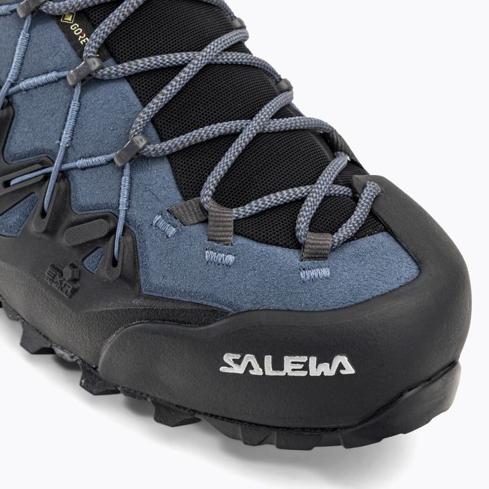 Salewa férfi Wildfire Edge Mid GTX közelítő cipő fekete-kék 00-0000061350 7
