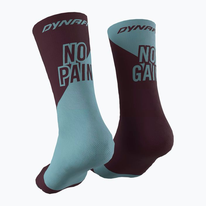 Futózokni DYNAFIT No Pain No Gain burgundy/storm blue