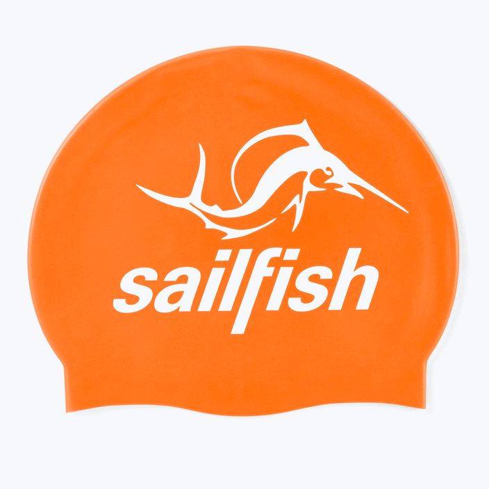 Sailfish SILICONE CAP úszó sapka narancssárga 2