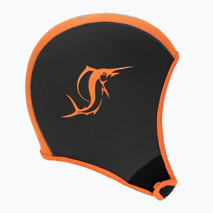 Sailfish szilikon fekete/narancssárga úszó sapka NEOPRENE CAP 3