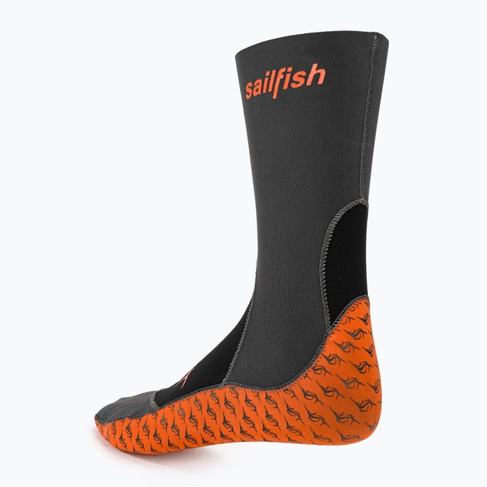 Sailfish neoprén zokni fekete és narancs színben 2