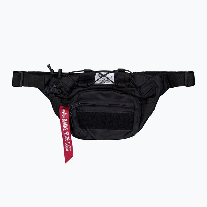 Alpha Industries Tactical Waist fekete vesetáska